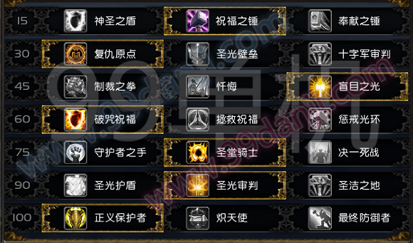 tnc惩戒骑天赋_魔兽骑士惩戒天赋_惩戒骑天赋