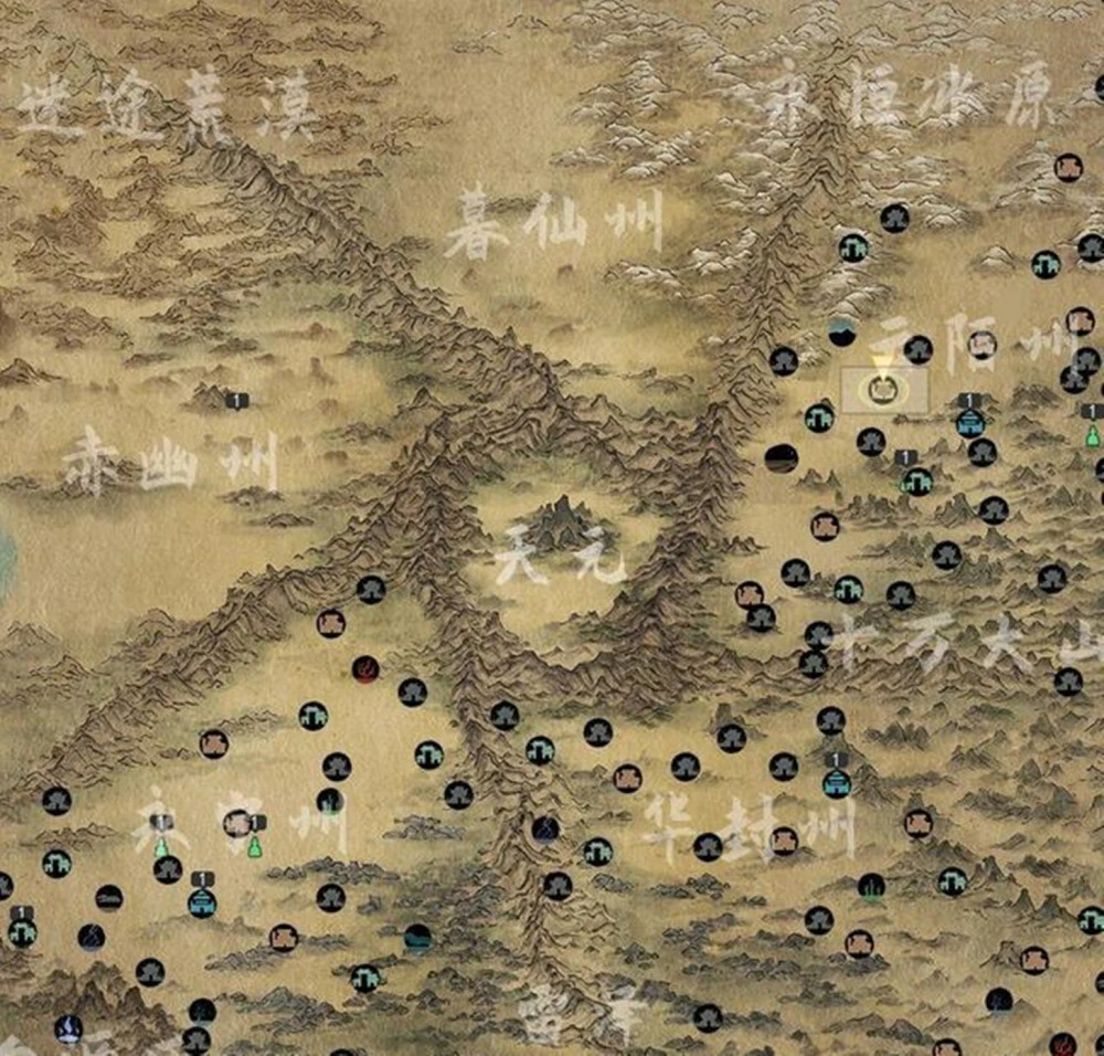 鬼谷八荒地图全貌高清_地图鬼谷八荒_鬼谷八荒地图