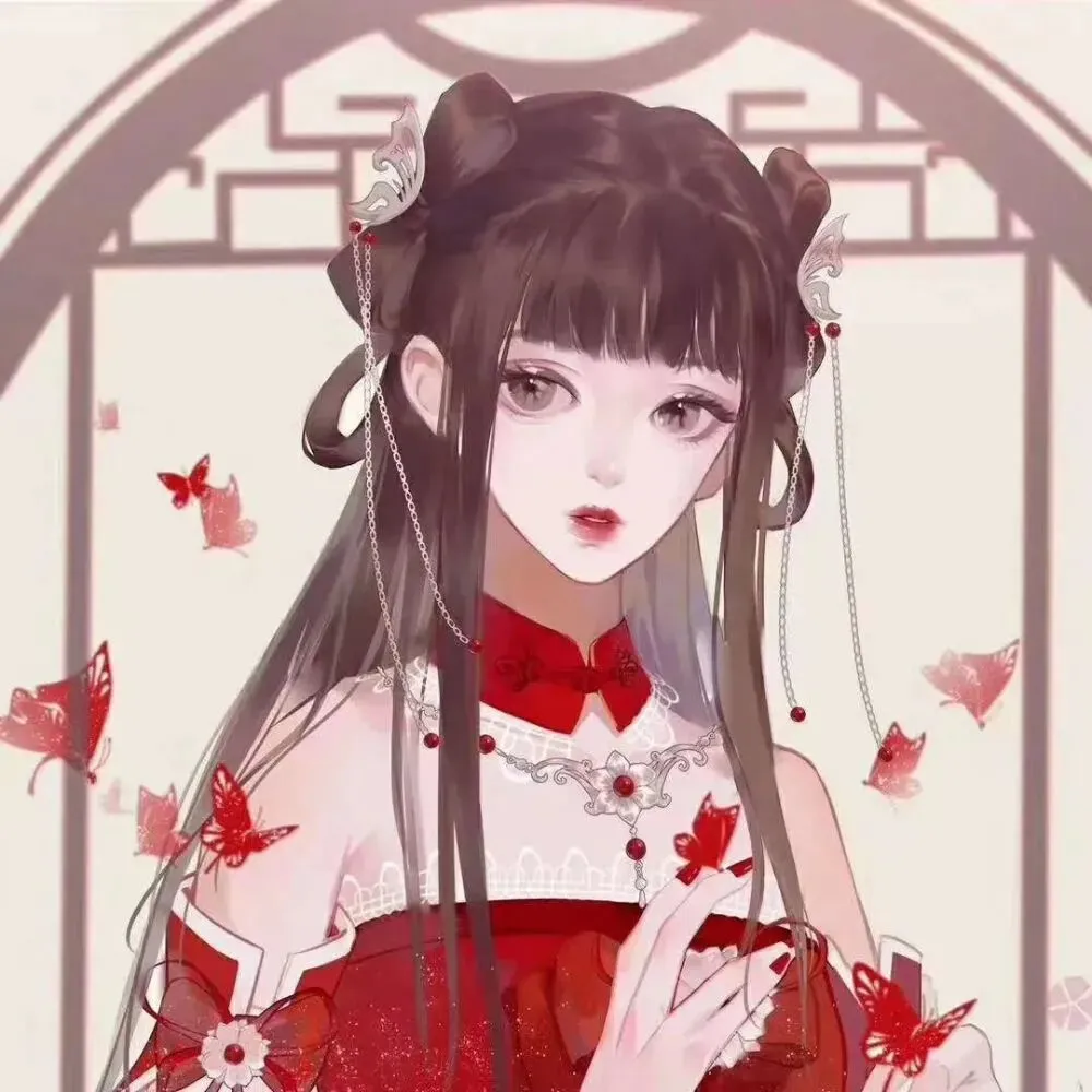 卡通美女头像古风_头像卡通古风美女可爱_头像卡通古风美女