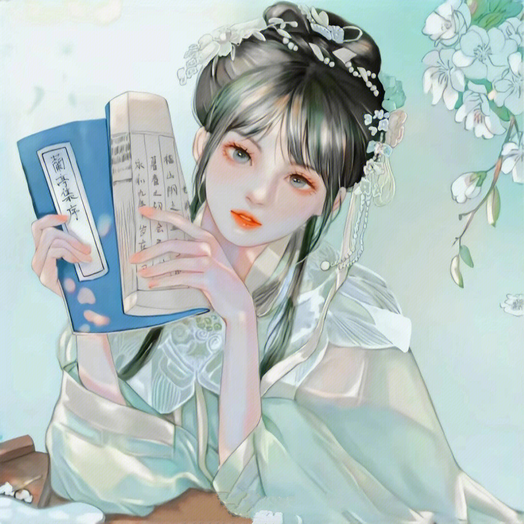 头像卡通古风美女可爱_头像卡通古风美女_卡通美女头像古风