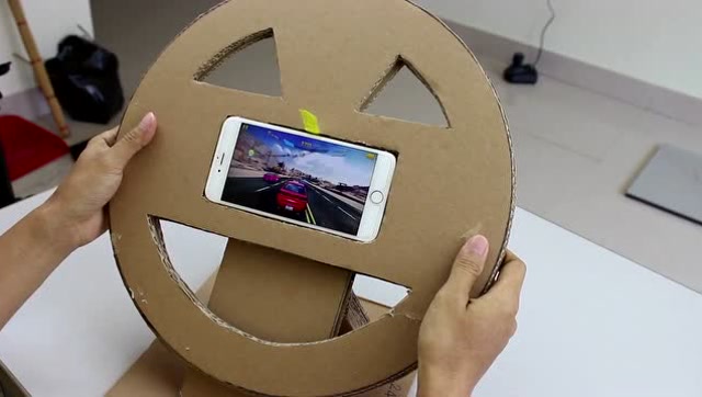 手工游戏方向盘_自制玩具方向盘_自制手机游戏方向盘教程